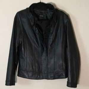 Leather jacket